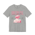 Discipline & Grace Graphic Tee — Pink Statue Aesthetic Shirt